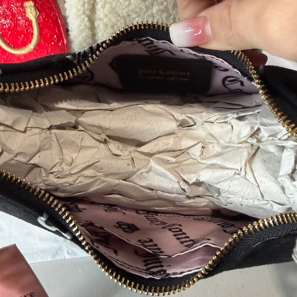 Juicy Couture hobo shoulder/crossbody black bag NWT - Picture 6 of 6